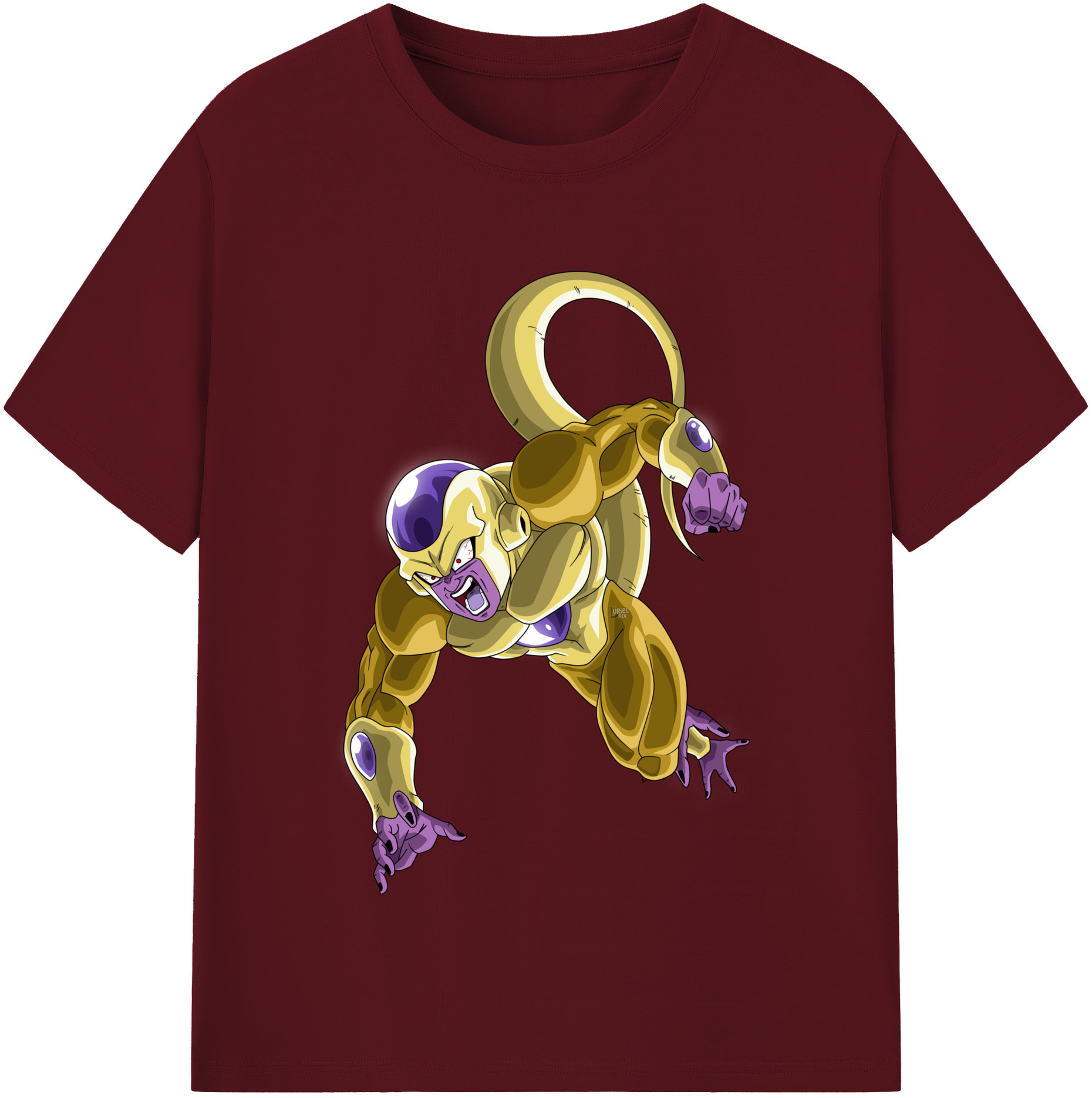 （画像用） ドラゴンボール フリーザ DRAGON BALL Frieza 綿100％半袖Tシャツ（フロントプリント）